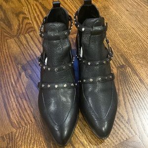 Brand new Jimmy Choo open booties size 36.5. Never worn. Box no dust bag.